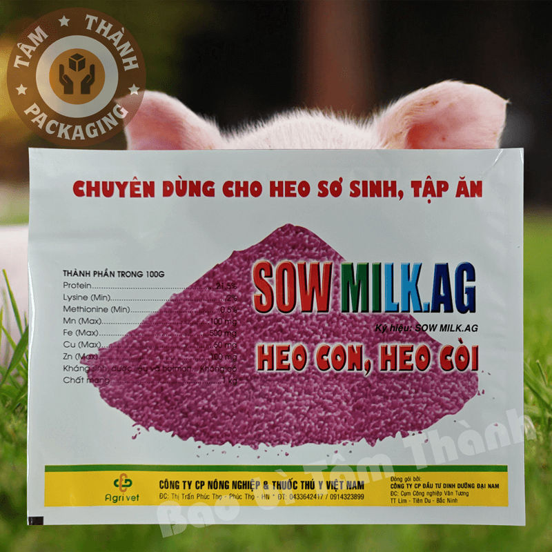Bao bì thức ăn chăn nuôi Sow Milk.AG